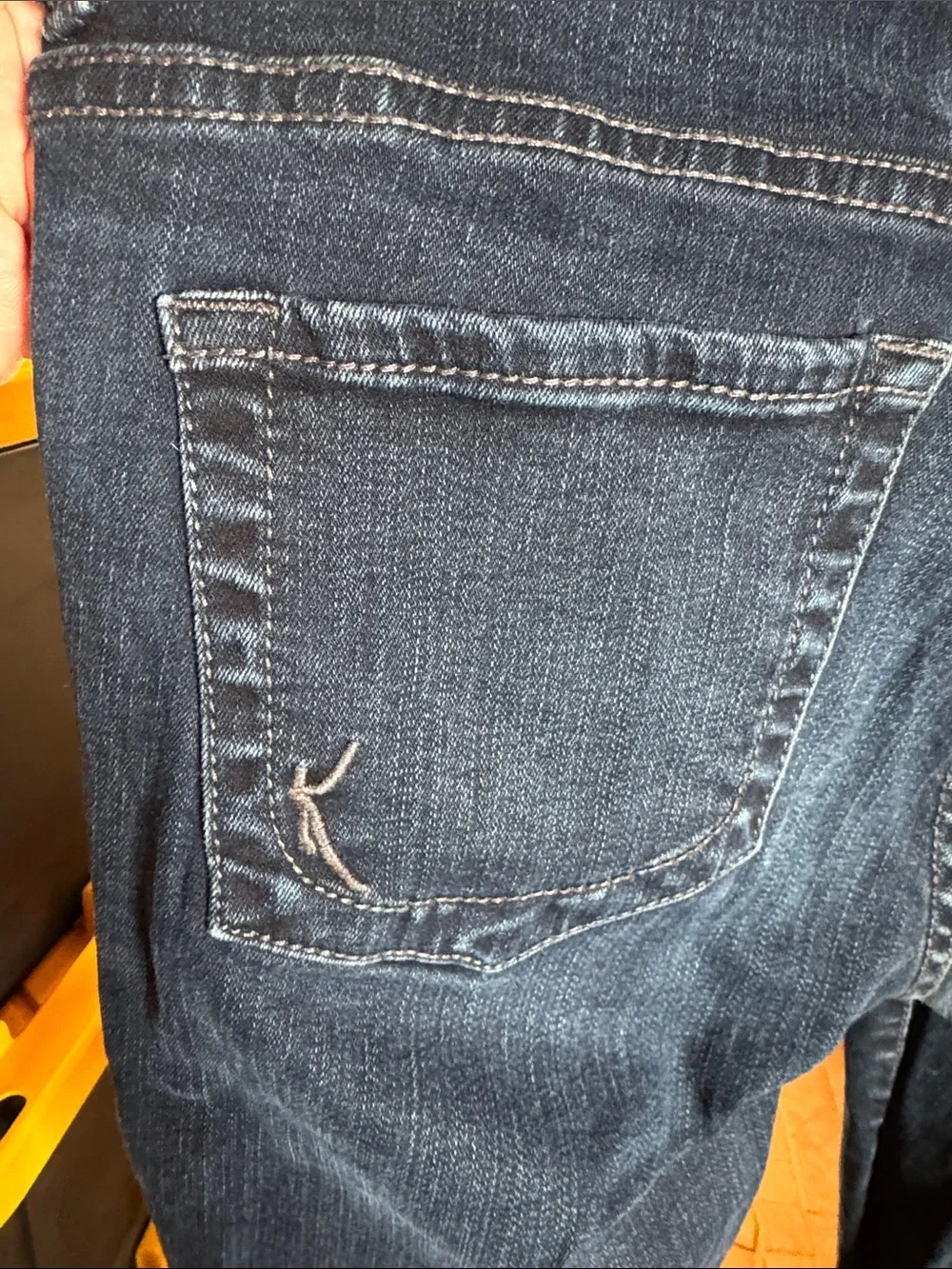 Kut From The Kloth Diana Mid Rise Relaxed Skinny Jeans Dark Wash Size 4 - Picture 8 of 10